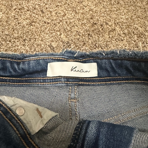 KanCan Distressed Denim Shorts - Picture 3 of 5